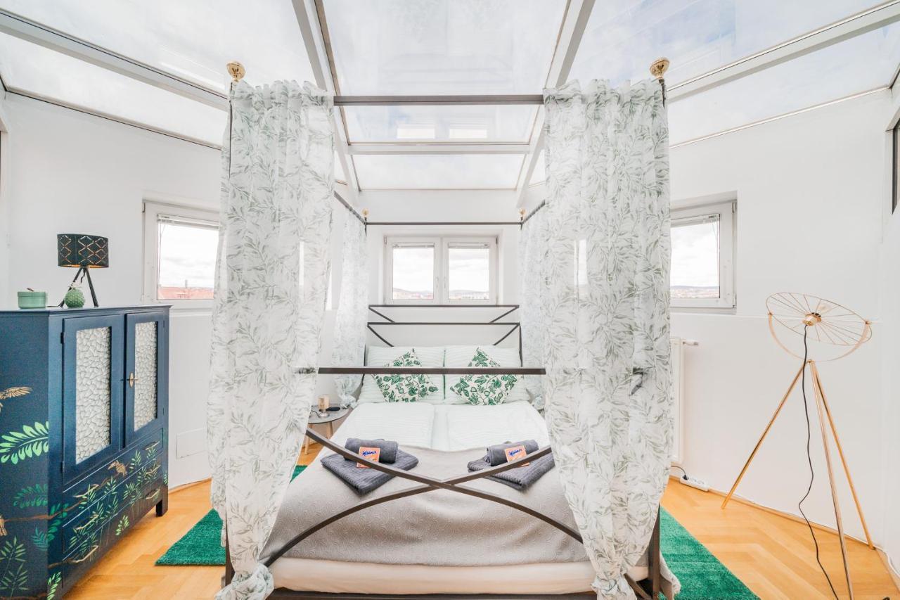 Penthouse Apartment - Sauna - Terrasse - Kamin - Ac Виена Екстериор снимка